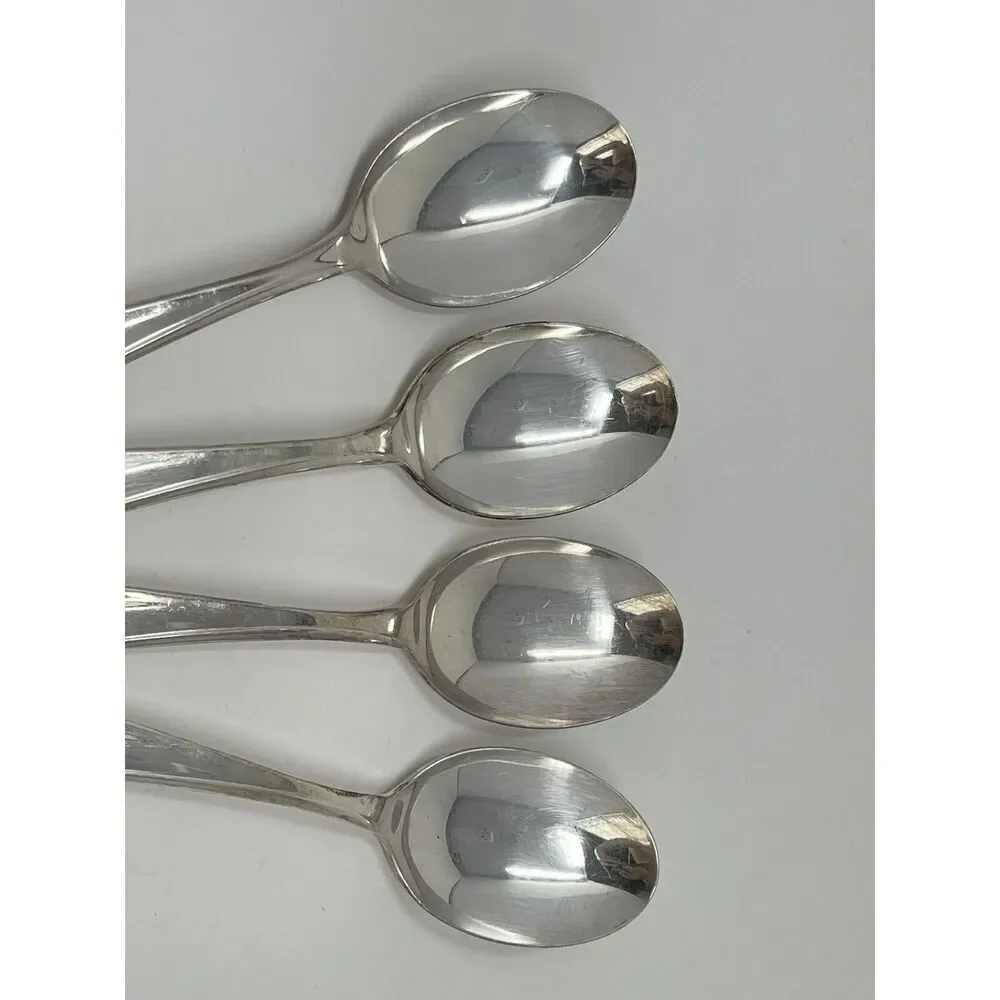 International Rogers EXQUISITE Silverplate 1957 Dinner Place Spoons 7” Set Of 4